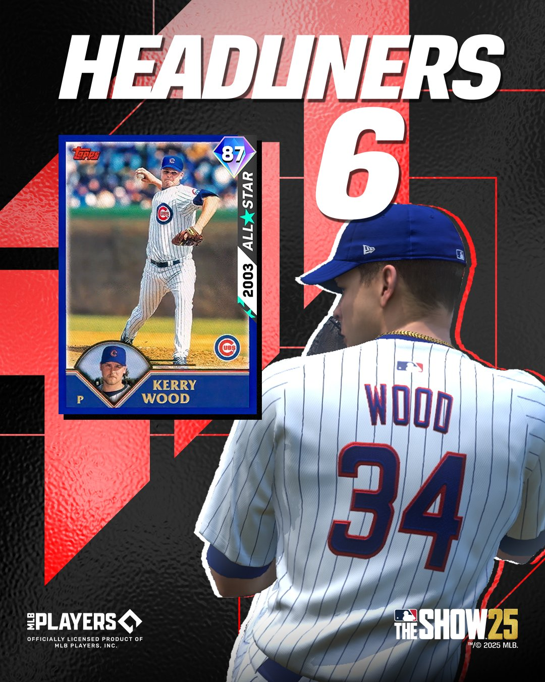 MLB The Show 25: Headliners 6 Kerry Wood Available Now